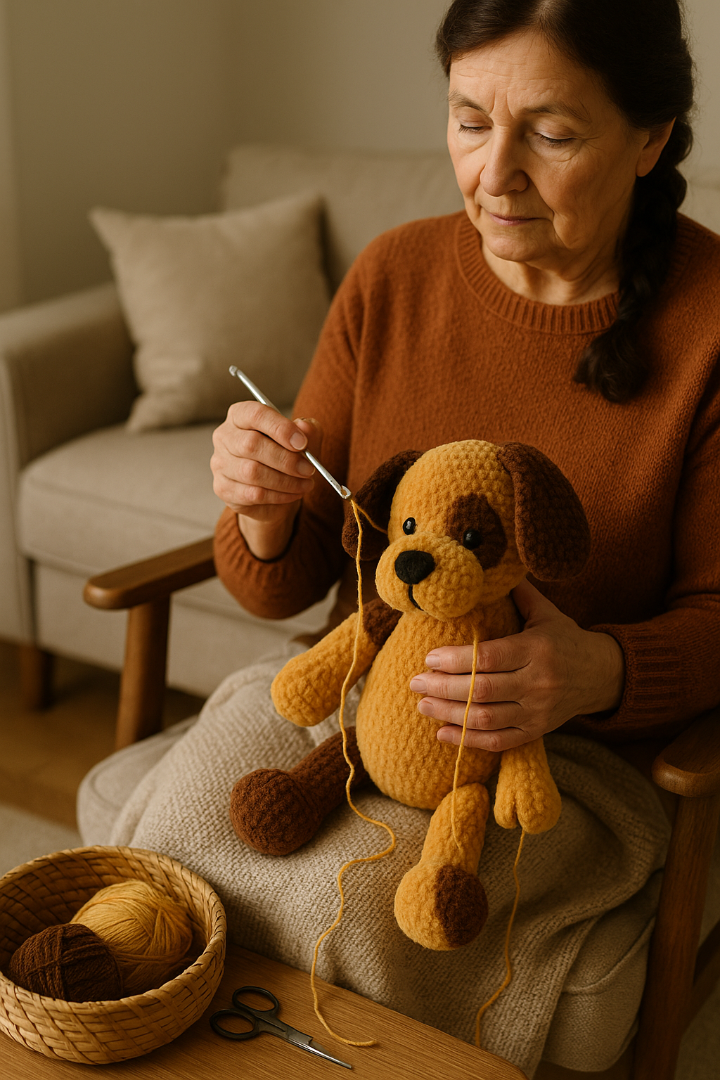SnugglePup – Giant Crochet Dog Pattern (PDF)