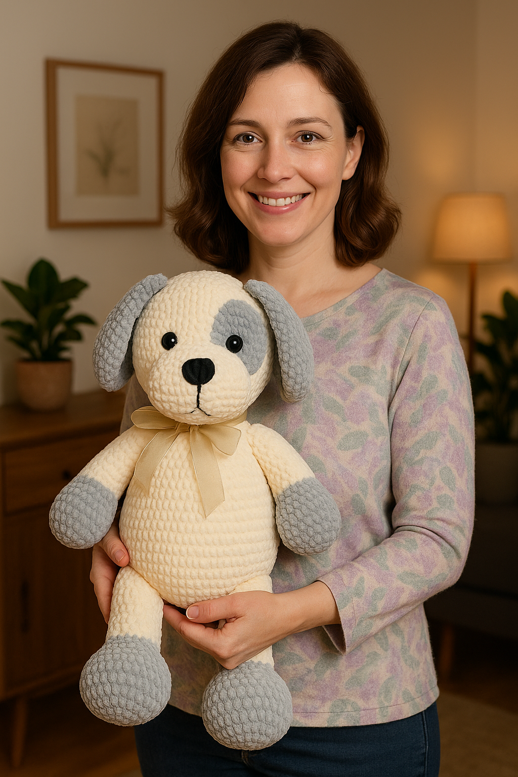 SnugglePup – Giant Crochet Dog Pattern (PDF)