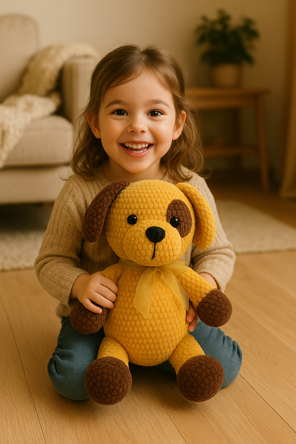 SnugglePup – Giant Crochet Dog Pattern (PDF)