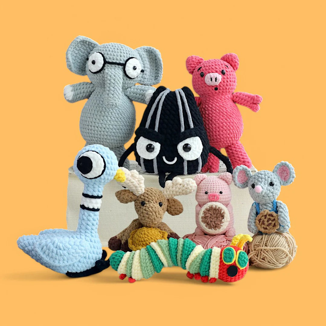 8-in-1 Children Characters Crochet Pattern Bundle