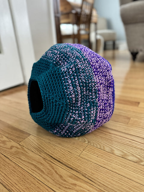 Crochet Cat Pod/Cave Pattern – PDF Digital Download