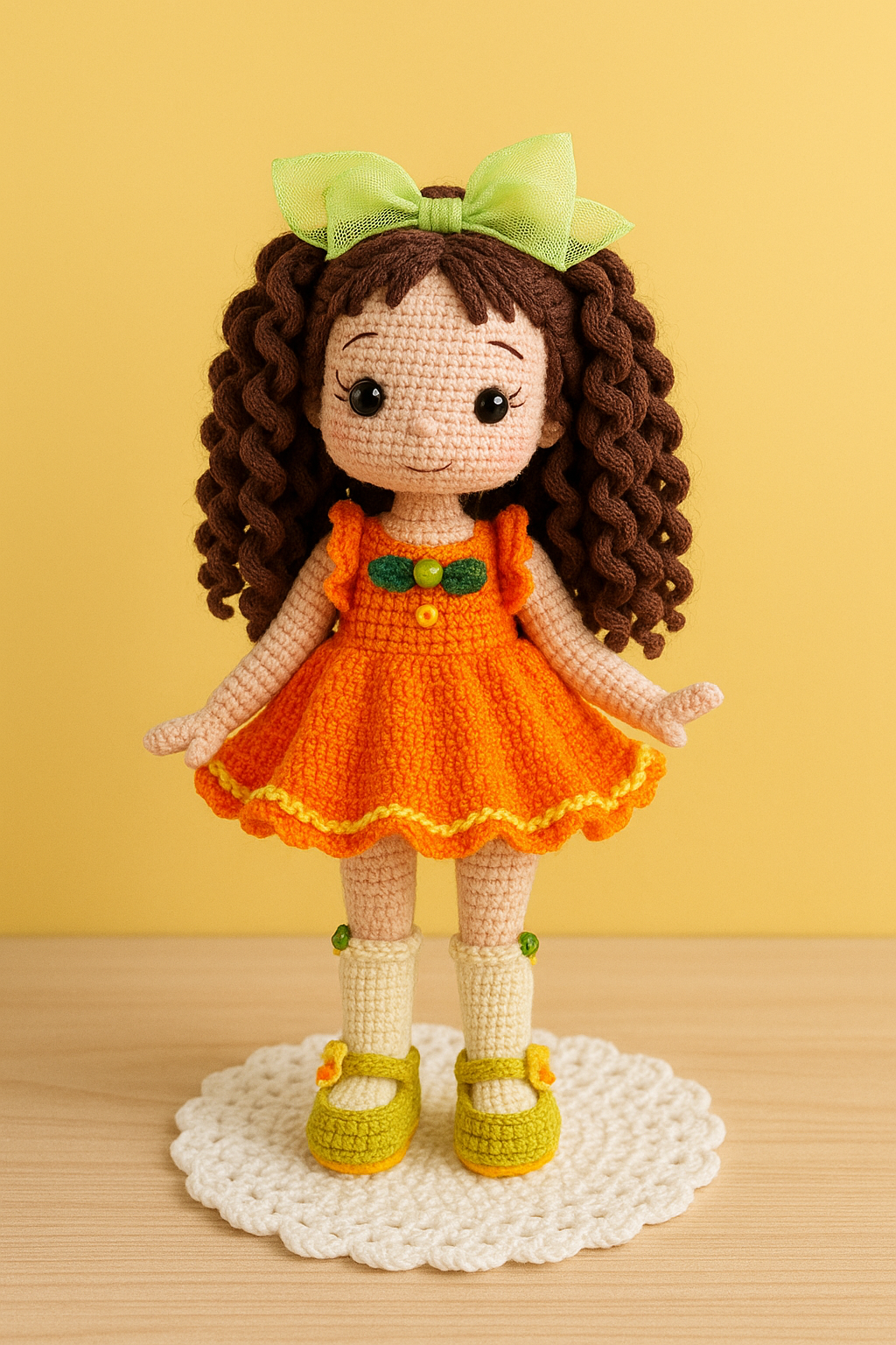 P11 - Pumpkin Adorable Doll Crochet Pattern