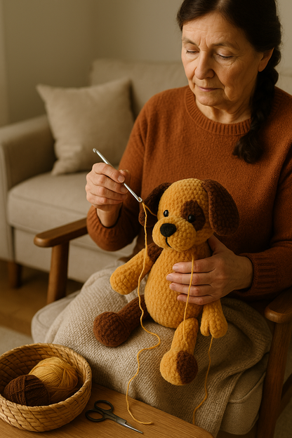 SnugglePup – Giant Crochet Dog Pattern (PDF)