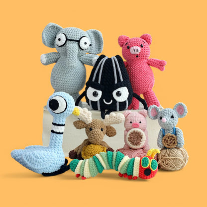 8-in-1 Children Characters Crochet Pattern Bundle