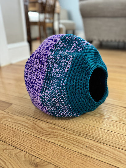 Crochet Cat Pod/Cave Pattern – PDF Digital Download