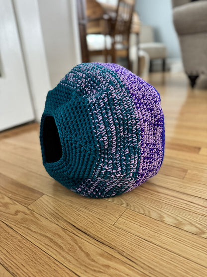 Crochet Cat Pod/Cave Pattern – PDF Digital Download